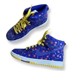 Nike Dunk High Cherry Pack Blue size 7 Vintage Rare 🍒